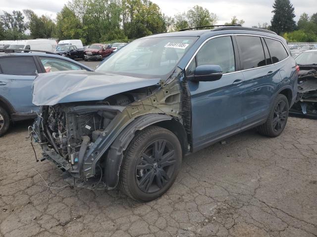 HONDA PILOT SE 2021 with VIN 5FNYF6H2XMB010701 - Photo from auction
