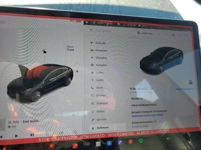 Photo 9 from auction – 2018 TESLA MODEL 3 with VIN 5YJ3E1EA6JF013313