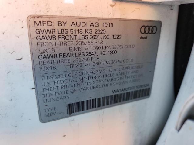 Photo 14 from auction – 2020 AUDI Q3 PREMIUM with VIN WA1AECF37L1030324
