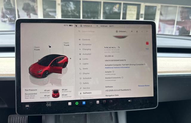 Photo 8 from auction – 2022 TESLA MODEL 3 with VIN 5YJ3E1EB5NF288878