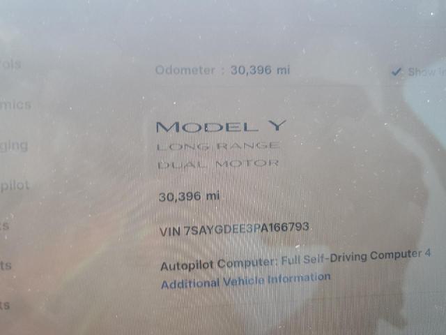 صورة رقم 9 من المزاد - 2023 TESLA MODEL Y مع VIN 7SAYGDEE3PA166793