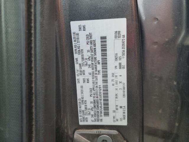 Photo 14 from auction – 2014 FORD ESCAPE TIT with VIN 1FMCU0JX1EUD51251