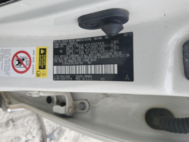 Photo 14 from auction – 2012 TOYOTA HIGHLANDER with VIN 5TDYK3EHXCS082169