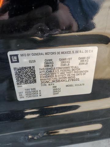 Photo 14 from auction – 2019 CHEVROLET TRAX LS with VIN 3GNCJKSBXKL278101