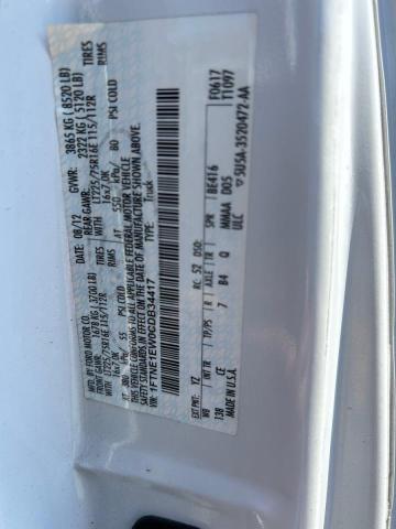 Photo 10 from auction – 2012 FORD ECONOLINE E150 VAN with VIN 1FTNE1EW0CDB34417