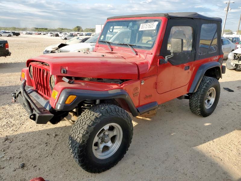 JEEP WRANGLER / 2000 with VIN 1J4FA29P4YP798115 - Photo from auction