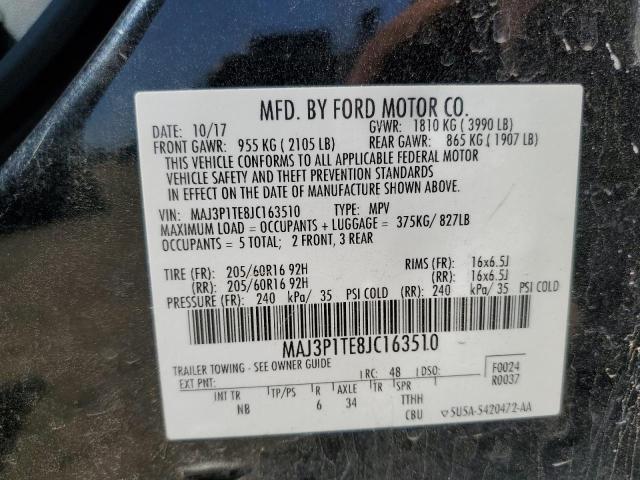 Photo 14 from auction – 2018 FORD ECOSPORT S with VIN MAJ3P1TE8JC163510