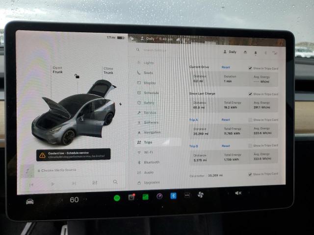 Photo 9 from auction – 2022 TESLA MODEL Y with VIN 7SAYGDEF5NF326746