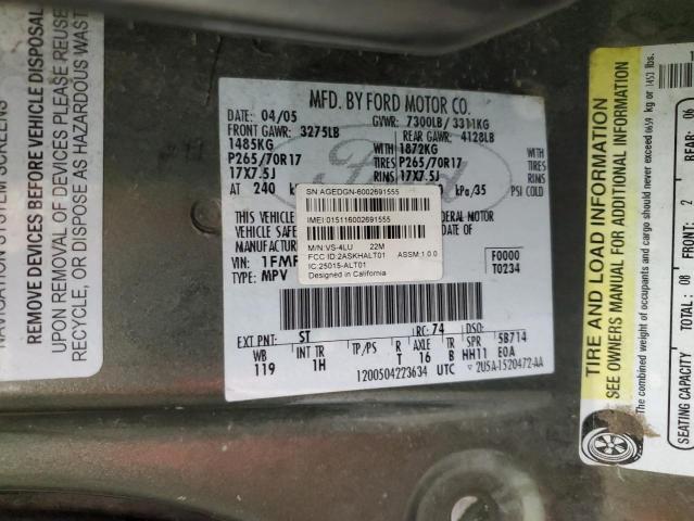 Photo 14 from auction – 2005 FORD EXPEDITION with VIN 1FMFU18575LB07763