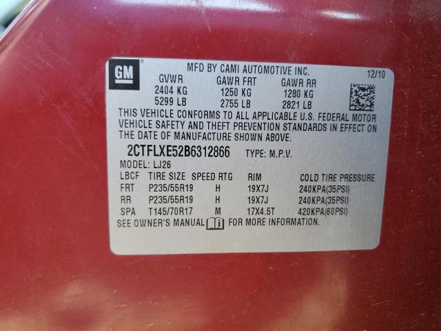 Photo 14 from auction – 2011 GMC TERRAIN SL with VIN 2CTFLXE52B6312866