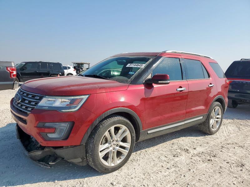 FORD EXPLORER L 2017 with VIN 1FM5K7F86HGD98285 - Photo from auction