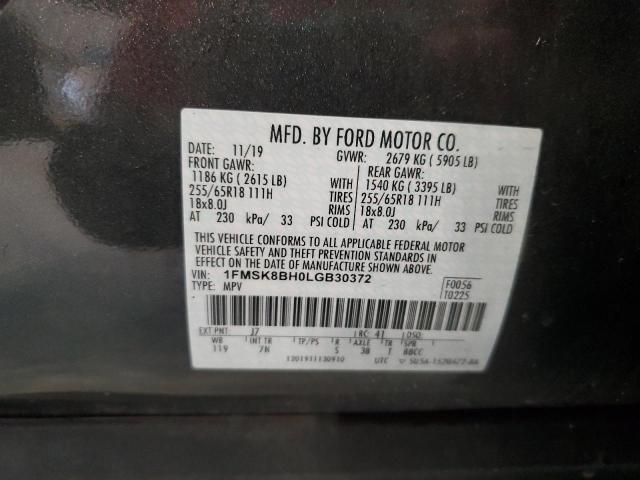 Foto 14 de la subasta – 2020 FORD EXPLORER con VIN 1FMSK8BH0LGB30372