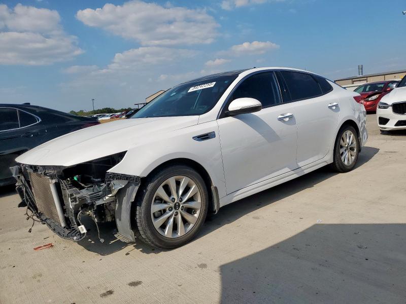 KIA OPTIMA EX 2018 with VIN 5XXGU4L35JG225515 - Photo from auction
