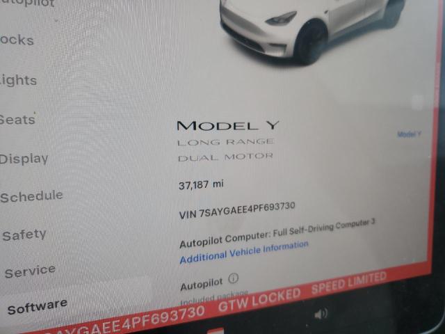 Photo 9 from auction – 2023 TESLA MODEL Y with VIN 7SAYGAEE4PF693730