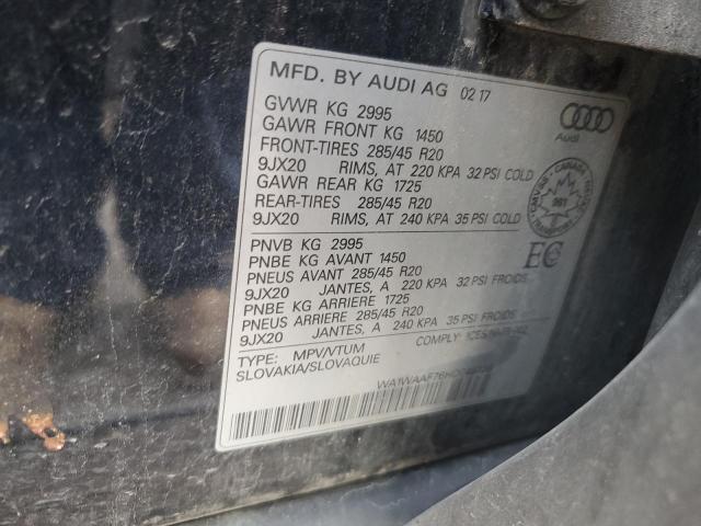 صورة رقم 14 من المزاد - 2017 AUDI Q7 TECHNIK مع VIN WA1WAAF76HD046738