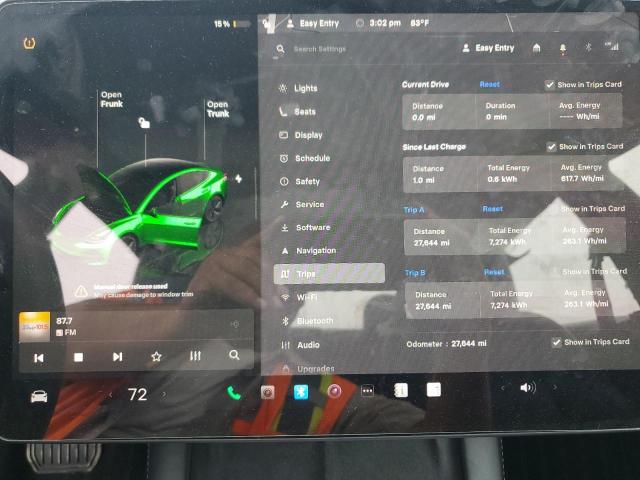 Photo 9 from auction – 2023 TESLA MODEL 3 with VIN 5YJ3E1EB6PF687527
