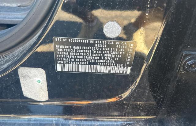 Photo 10 from auction – 2014 VOLK JETTA BASE with VIN 3VW2K7AJ2EM275597