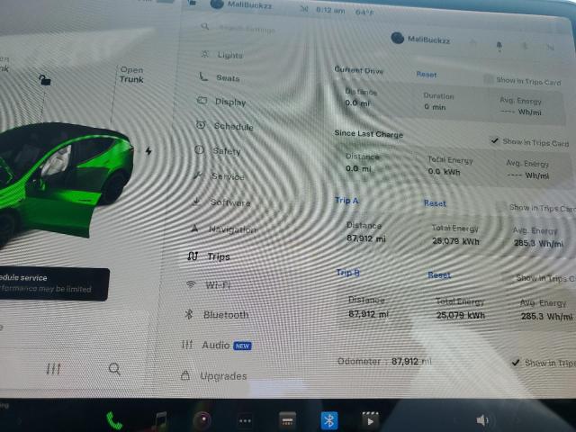 Photo 9 from auction – 2020 TESLA MODEL Y with VIN 5YJYGDEFXLF040868