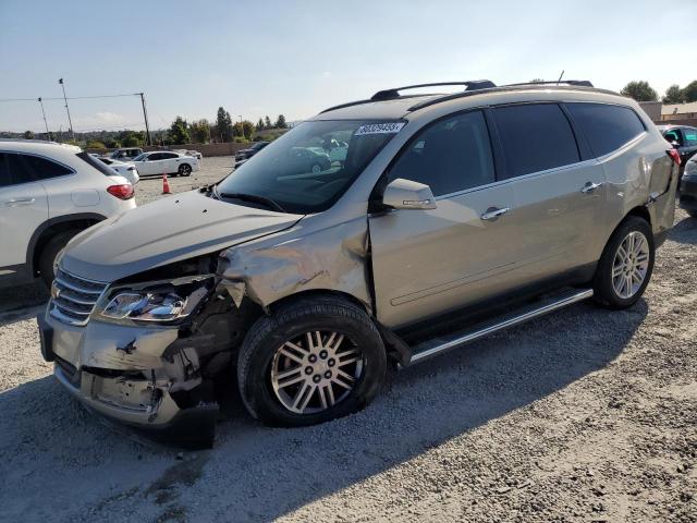 CHEVROLET TRAVERSE LT 2015 with VIN 1GNKRGKD7FJ381508 - Photo from auction