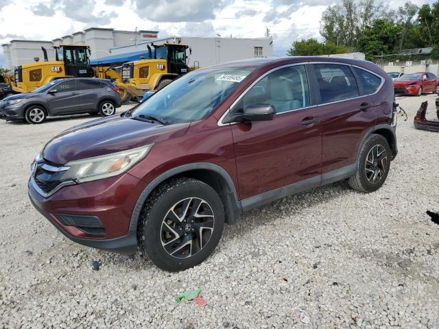 HONDA CR-V SE 2016 with VIN 2HKRM4H44GH668911 - Photo from auction
