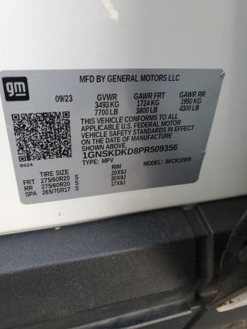 Photo 14 from auction – 2023 CHEVROLET SUBURBAN K with VIN 1GNSKDKD8PR509356