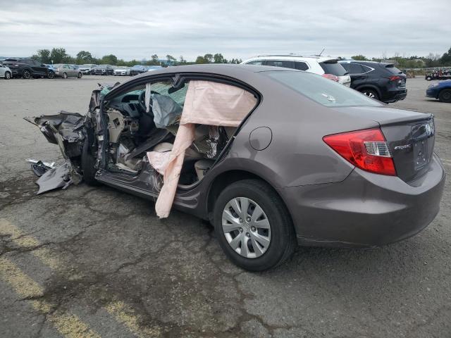 Photo 2 from auction – 2012 HONDA CIVIC LX with VIN 2HGFB2F50CH529078
