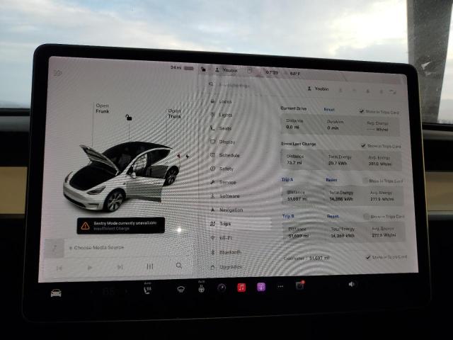 Photo 9 from auction – 2022 TESLA MODEL Y with VIN 7SAYGDEE7NF355141