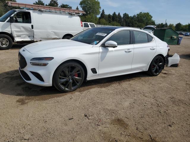 GENESIS G70 BASE 2022 with VIN KMTG54TE1NU094955 - Photo from auction