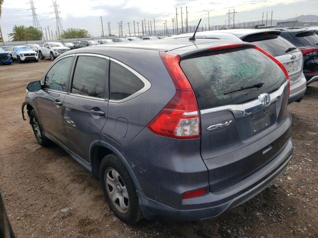 Photo 2 from auction – 2015 HONDA CR-V LX with VIN 3CZRM3H33FG717616