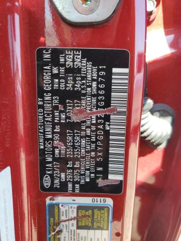 Photo 14 from auction – 2018 KIA SORENTO with VIN 5XYPGDA32JG366791