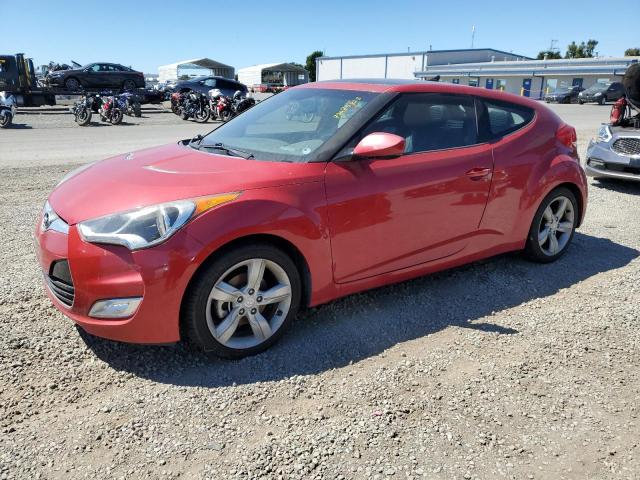 HYUNDAI VELOSTER 2014 with VIN KMHTC6AD6EU192710 - Photo from auction