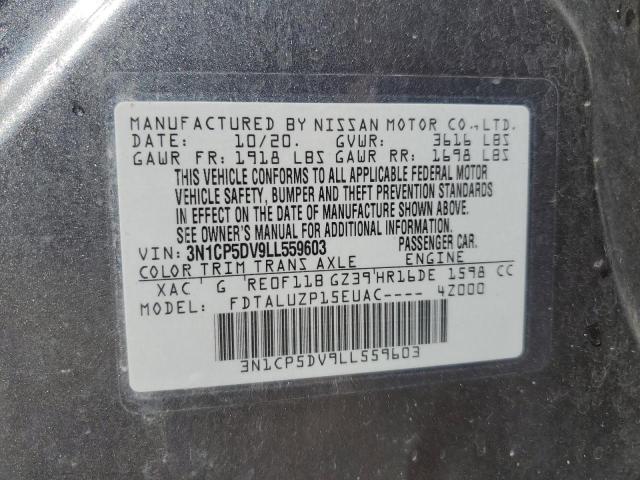 Photo 14 from auction – 2020 NISSAN KICKS SR with VIN 3N1CP5DV9LL559603