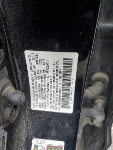 Photo 14 from auction – 2016 HONDA CR-V EXL with VIN 2HKRM4H76GH633118