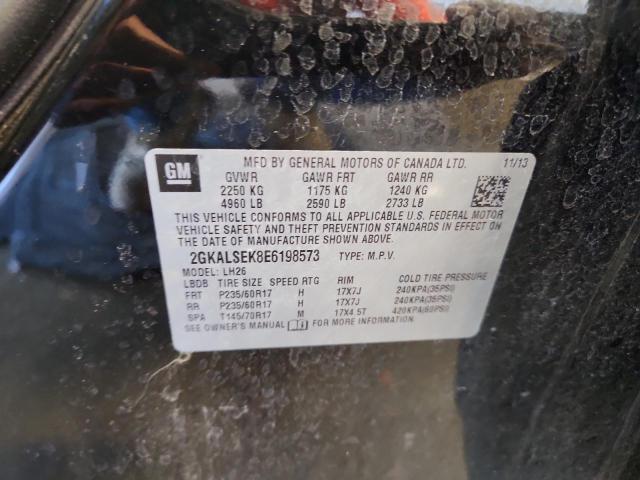 Photo 14 from auction – 2014 GMC TERRAIN SL with VIN 2GKALSEK8E6198573
