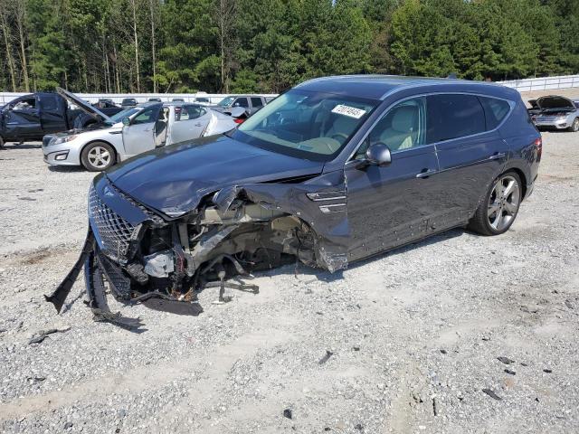Photo 1 from auction – 2021 GENESIS GV80 BASE with VIN KMUHCESC5MU034915