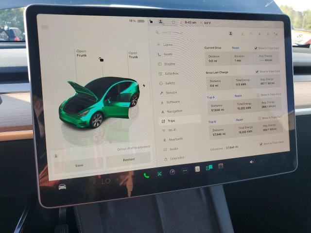 Photo 9 from auction – 2023 TESLA MODEL Y with VIN 7SAYGAEE0PF864389