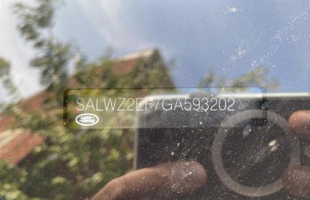 Foto 10 de la subasta – 2016 LAND ROVER RANGE ROVE con VIN SALWZ2EF7GA593202