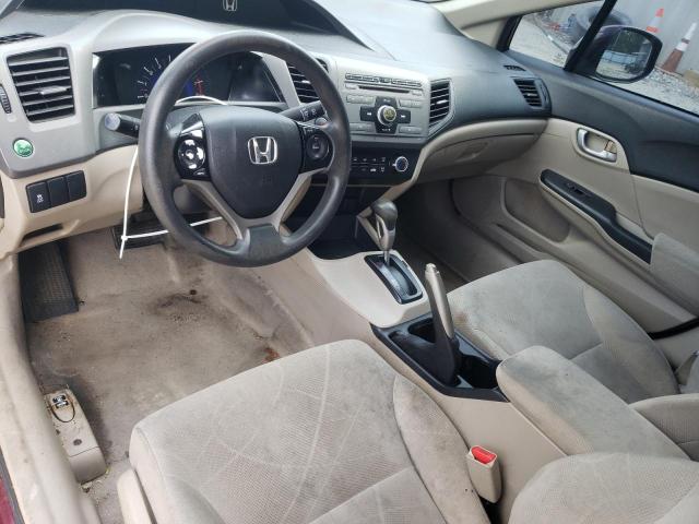 Photo 8 from auction – 2012 HONDA CIVIC LX with VIN 2HGFB2F58CH579405
