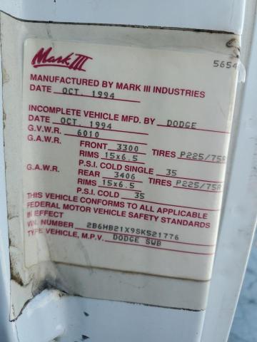Photo 14 from auction – 1995 DODGE OTHER with VIN 2B6HB21X9SK521776