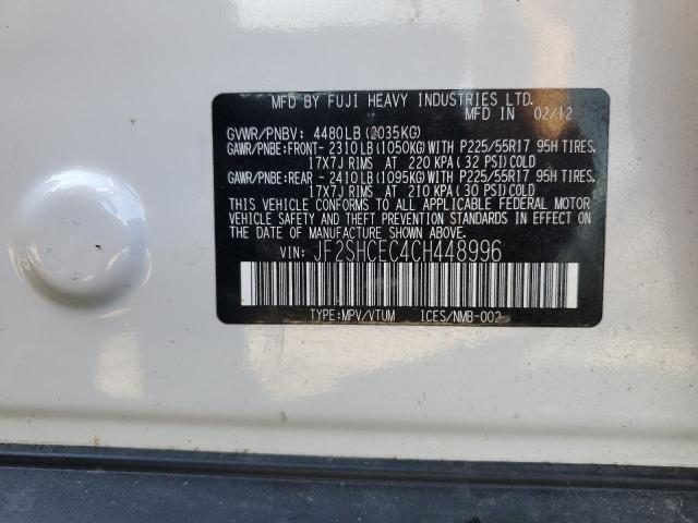 Photo 14 from auction – 2012 SUBARU FORESTER L with VIN JF2SHCEC4CH448996