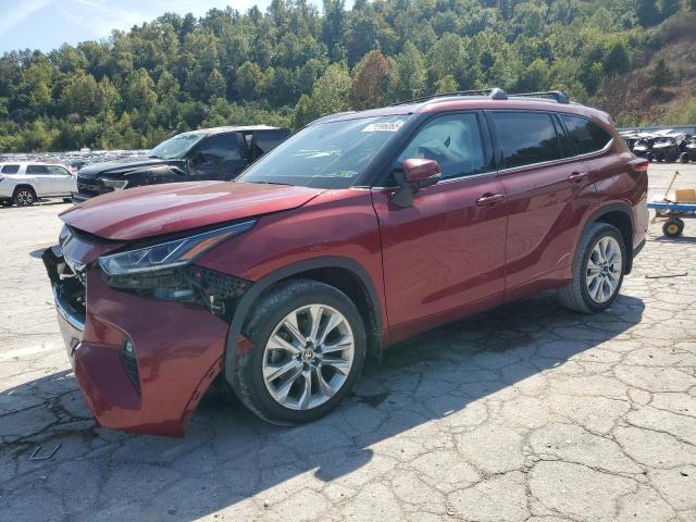 TOYOTA HIGHLANDER 2021 with VIN 5TDDZRBH1MS547098 - Photo from auction