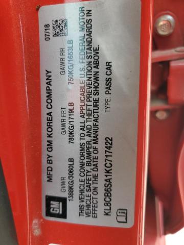 Photo 14 from auction – 2019 CHEVROLET SPARK LS with VIN KL8CB6SA1KC717422