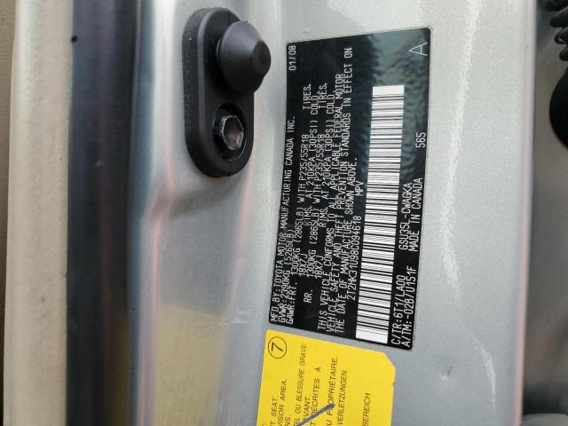 Photo 14 from auction – 2008 LEXUS RX 350 with VIN 2T2HK31U98C094618