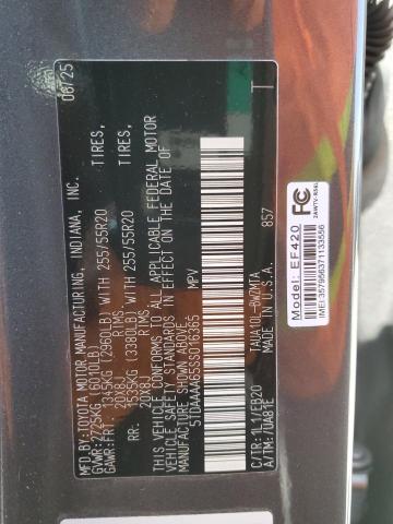Photo 14 from auction – 2025 LEXUS TX 350 BAS with VIN 5TDAAAA65SS016365
