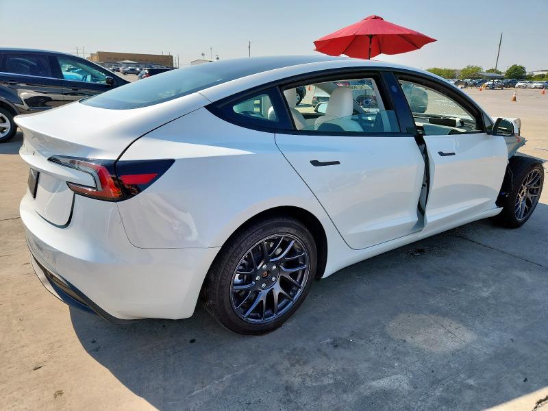 Photo 3 from auction – 2025 TESLA MODEL 3 with VIN 5YJ3E1EA7SF912358