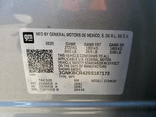 Photo 14 from auction – 2025 CHEVROLET BLAZER 2LT with VIN 3GNKBCR42SS187173