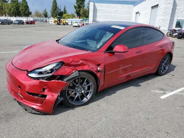 TESLA MODEL 3 2021 with VIN 5YJ3E1EA9MF989543 - Photo from auction