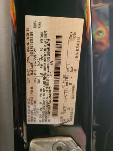 Photo 14 from auction – 2018 FORD ESCAPE S with VIN 1FMCU0F73JUA07875