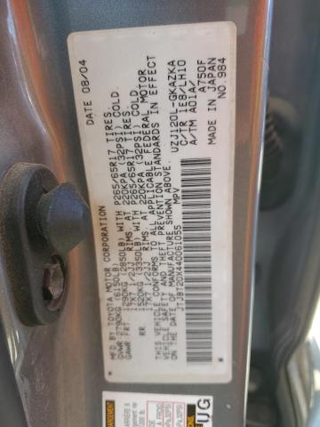 Photo 14 from auction – 2004 LEXUS GX 470 with VIN JTJBT20X440061055
