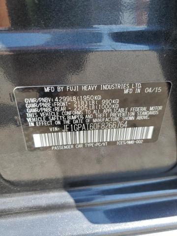 Photo 14 from auction – 2015 SUBARU IMPREZA SP with VIN JF1GPAT60F8266764
